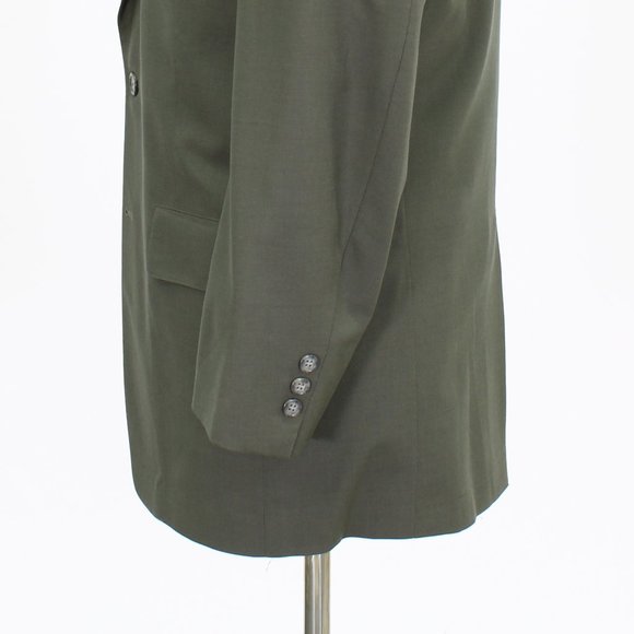 Brooks Brothers 40S 32x27 Green Solid 2-Button Suit R234 - Picture 8 of 15